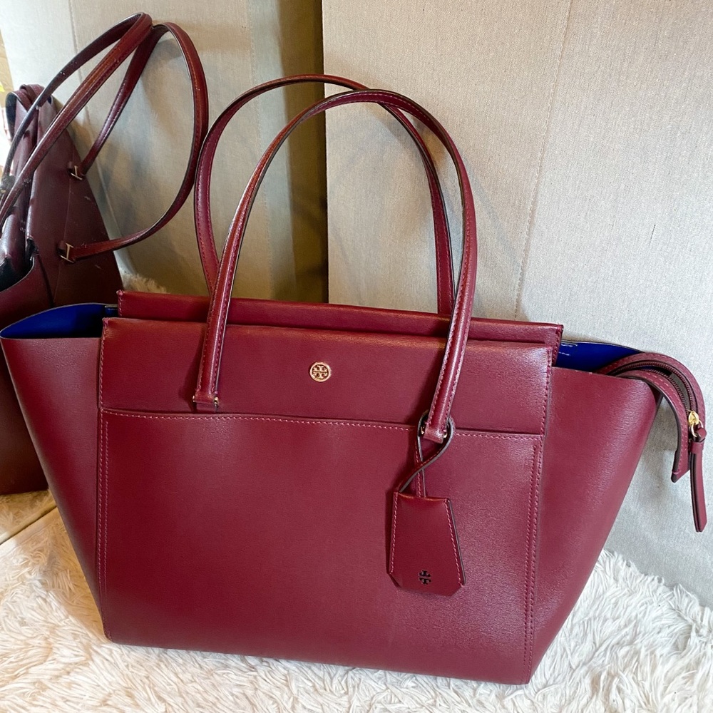 nwt Tory Burch Parker large leather satchel